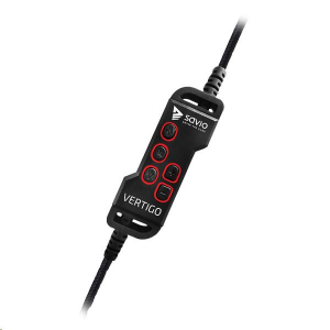Savio Vertigo gaming headset fekete